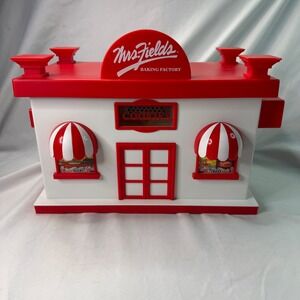 Mrs Fields Baking Factory Electric Toy Oven Red White Vintage TESTED WORKS